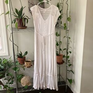 Band of Gypsies White Bohemian Lace Dress